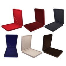 Schmuckkästchen für Halsketten und Anhänger, schwarz, 19 x 24 cm