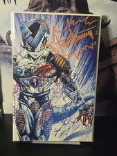 SIGNED&REMARK COA TRIBUTE: AKIRA TORIYAMA FRIEZA KIRKHAM BATTLE DAMAGE LTD 150 