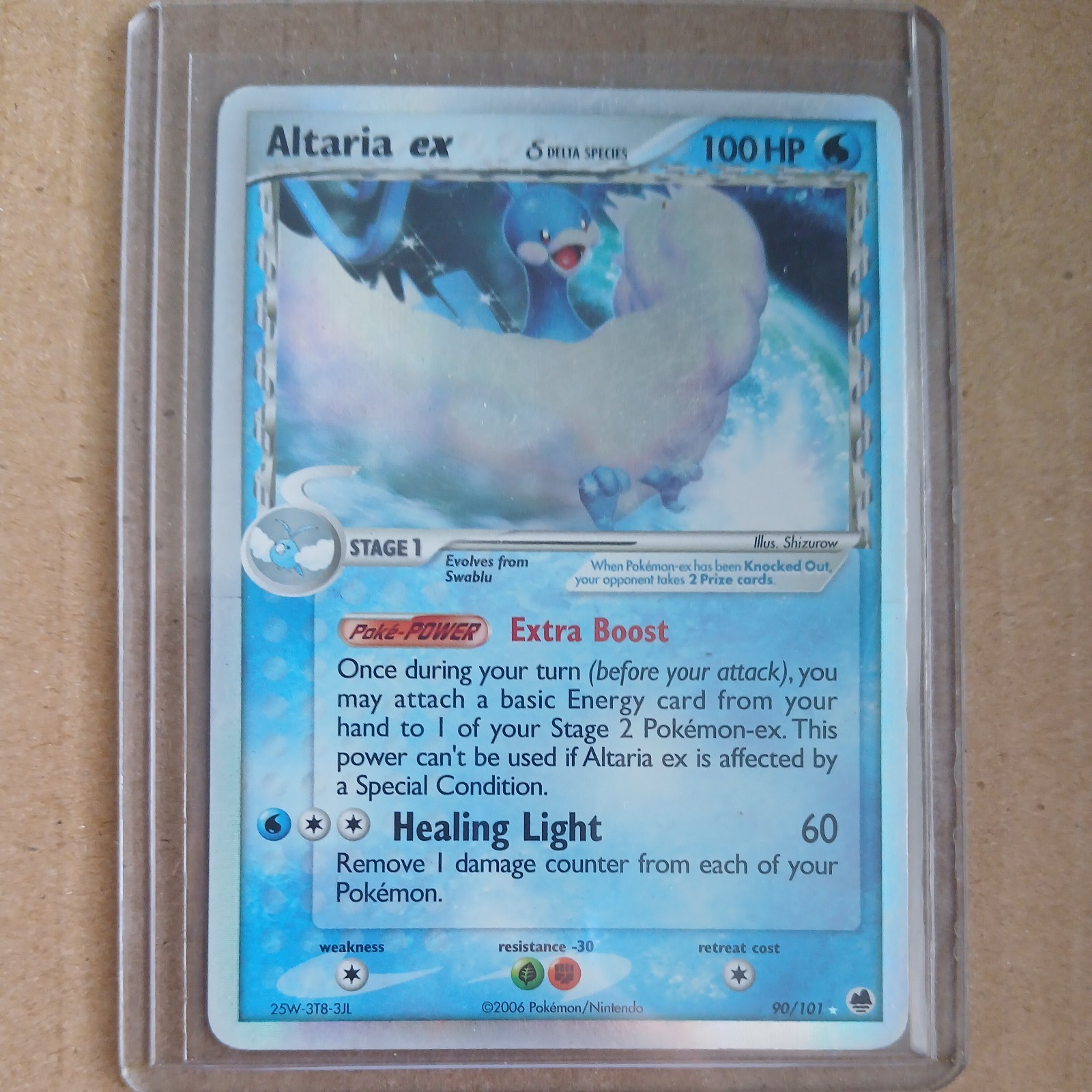 Altaria ex (Delta Species) 90/101 Dragon Frontiers Holo NM