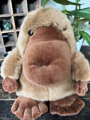 Rare Vintage 1987 Manhattan Plush Platypus Soft Stuffed Animal Toy - Picture 2 of 9