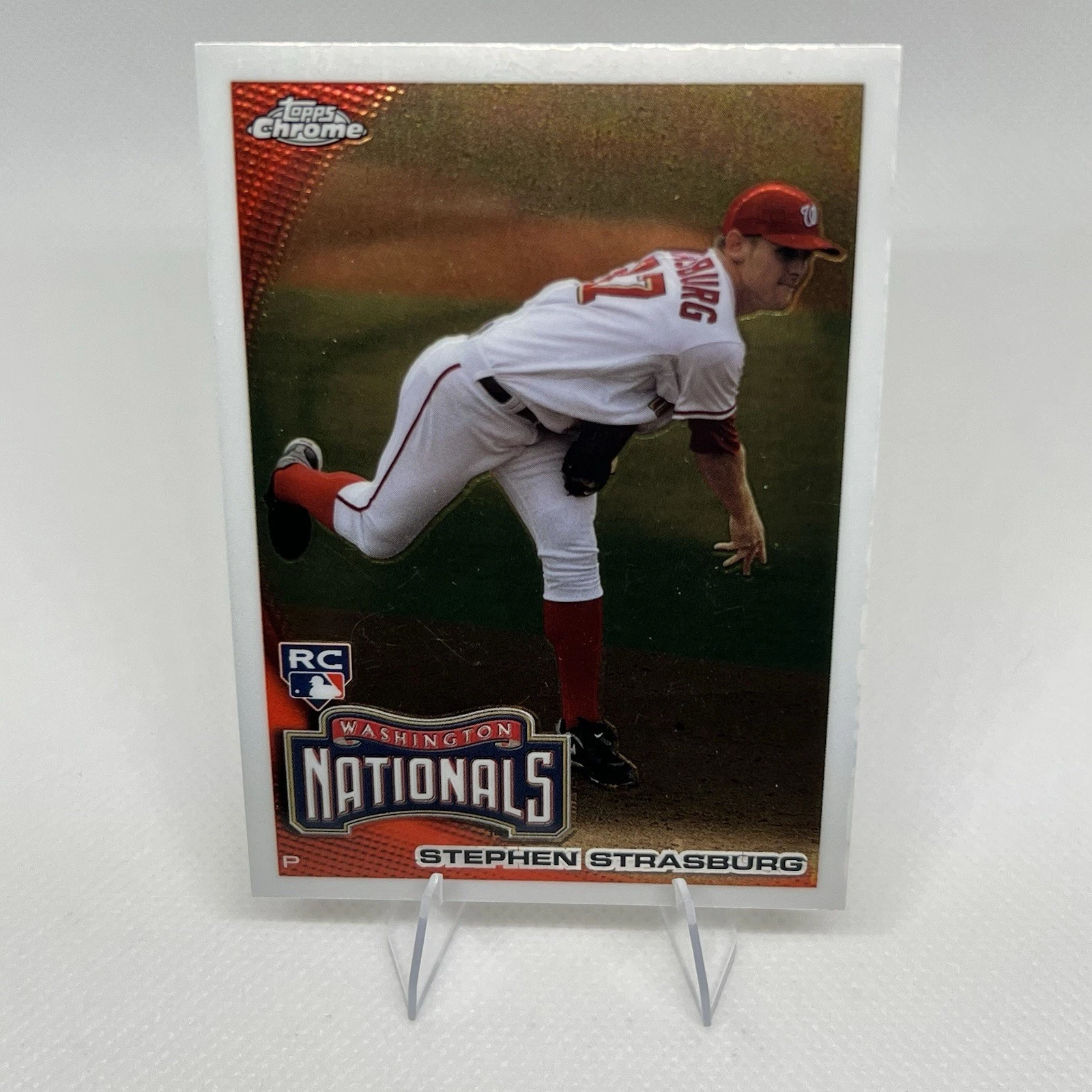2010 Topps Chrome #212 Stephen Strasburg RC Rookie Nationals