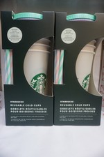 Starbucks Reusable Mystery Color Changing Cold Cups (5 Pieces) BOGO FREE!!!