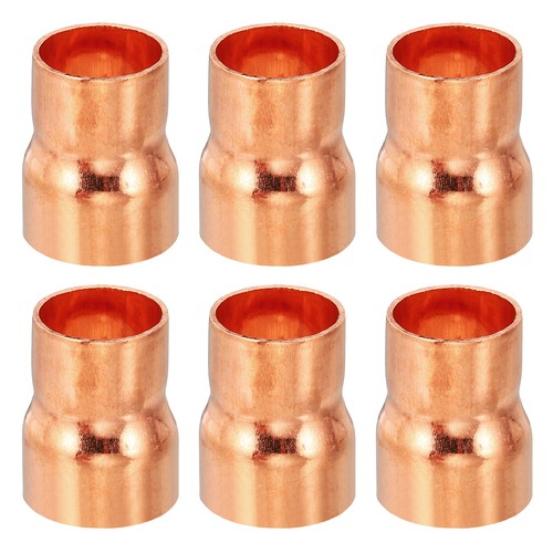 3/4" to 5/8" ID Copper Reducer 6pcs Reducing Coupling Fitting Pipe Tube Adapter