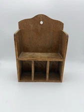 Vintage Wooden Spice Rack Japan- Wall Hanging Rack Only No Containers