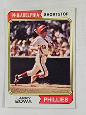 1974 Topps - Larry Bowa #255 Philadelphia Phillies Near Mint or better Scanned