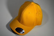 FLEXFIT Wooly Combed Twill Fitted Baseball Cap L-XL Large-Extra Large - Gold