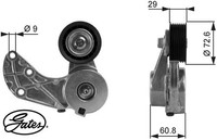 Gates T38317 Spannrolle FüR Keilrippenriemen Spannrolle FüR Keilriemen