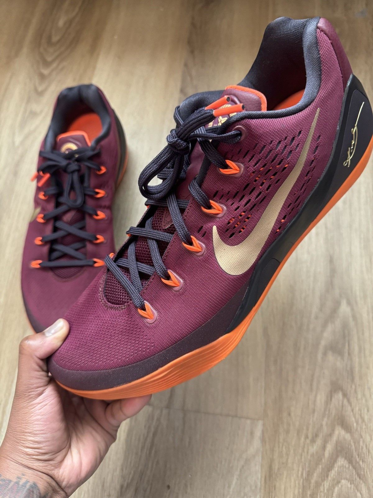Kobe 9 Elite Deep Garnet Basketball Shoes