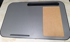 Duo Modern Media Laptop Desk 100 Padded Mobile Work Station Home Office W/Handle