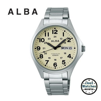 Alba AQPJ401 Quartz Titanium Sport Watch Japan