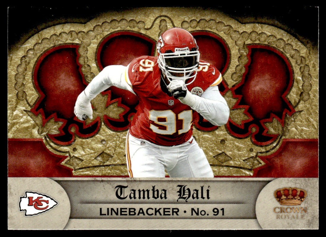 2012 Panini Crown Royale Tamba Hali Kansas City Chiefs #150