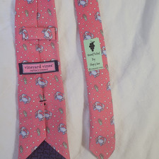 Vineyard Vines Pink with crabs Silk Slim Tie hand picked by Shep  Ian Martha's