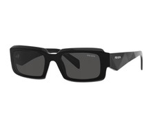 Prada PR27ZS 16K08Z Square Sunglasses in Black /Gray Lens 100 UV