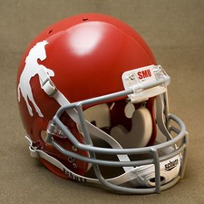 SMU MUSTANGS NCAA Schutt XP Full Size AUTHENTIC Gameday Football Helmet