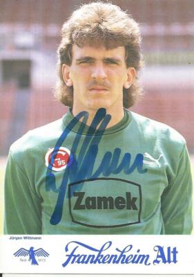 Jürgen Wittmann - Fortuna Düsseldorf - Saison ??/?? - Autogrammkarte  