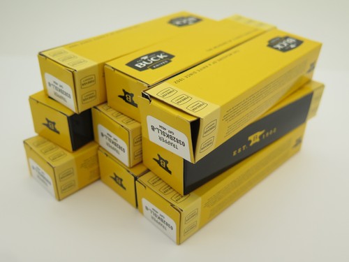 Pack Of 9 Buck 4.5" Long Knife Box Folding Pocket Knife The 55 505 503 301 - Picture 2 of 3