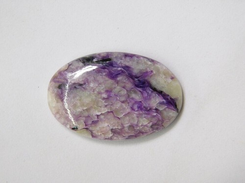 Natural Russian Charoite Gemstone Cabochon Loose For Jewelry 35 Cts. ME-6263 - Picture 3 of 3
