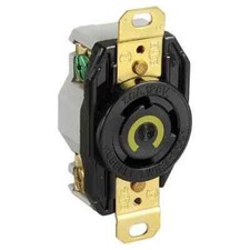 1 Outlet Hubbell HBL2610 Locking Receptacle Twist Lock NEMA L5-30R**30A 125V
