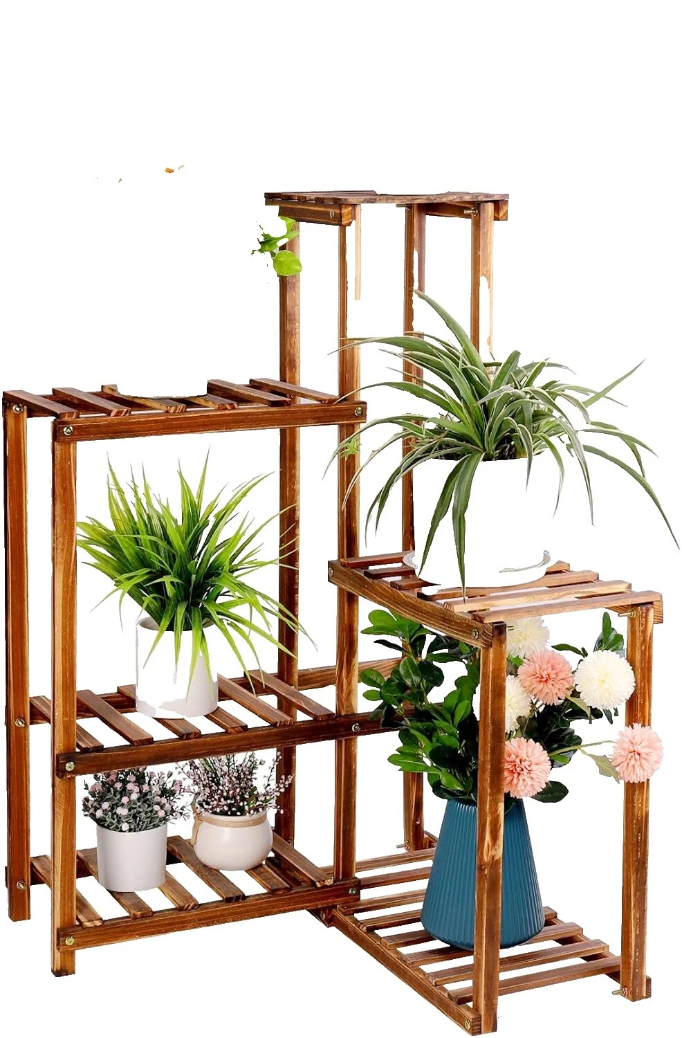 Estantes para plantas de madera