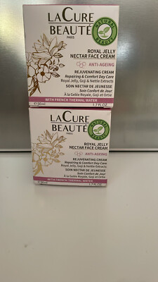 Neu La Cure Beauté Royal Jelly Nectar Pflegeserum Gesichtscreme Set 2 x 50 ml