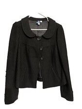 Frenchi Black Coat/jacket Size Medium