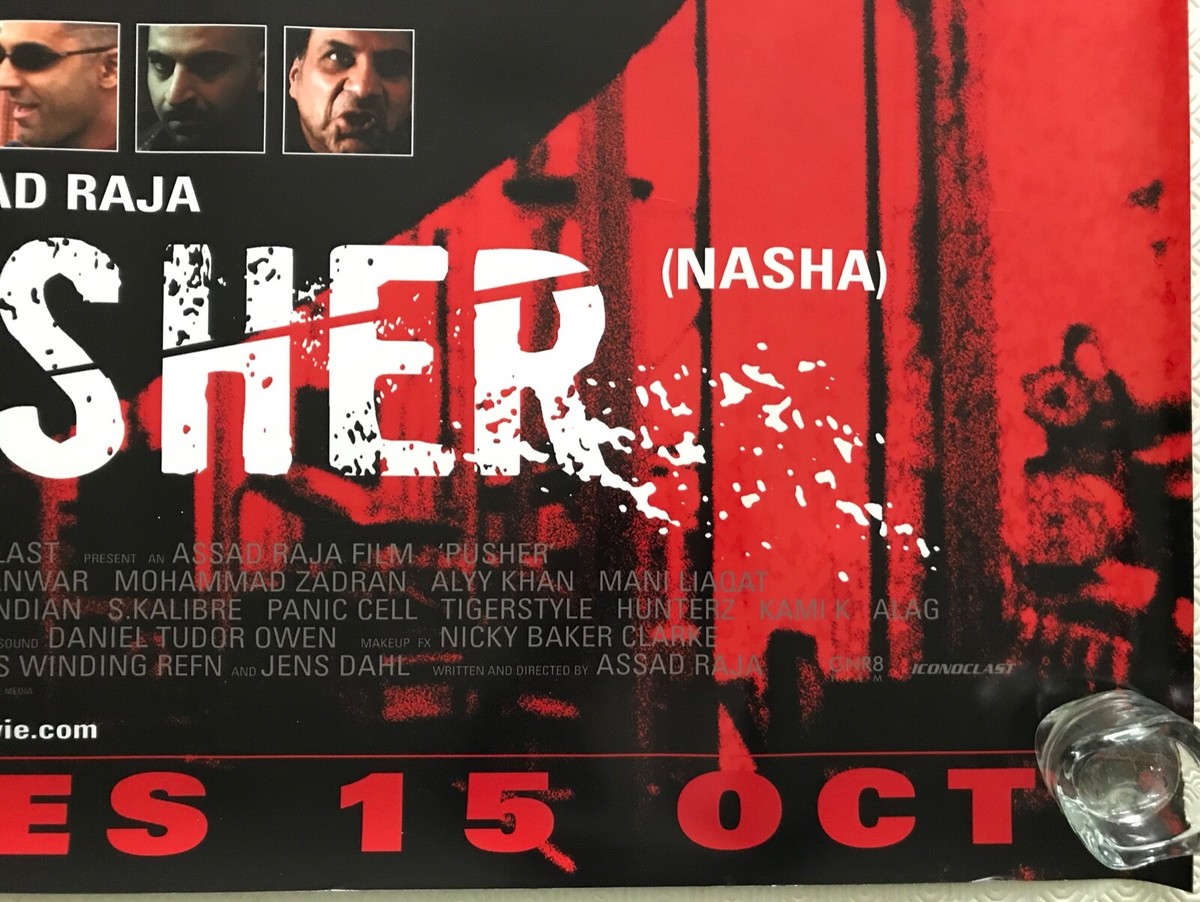 Pusher Original Advance Movie Quad Poster 2010 Assad Raja, Mahima 