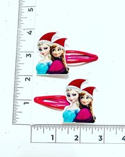 Handmade Hair Bows - Holiday - Christmas - Frozen - Hair Clips 1