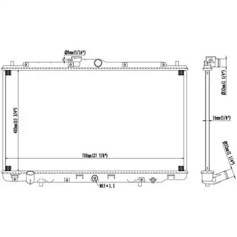 Carquest Premium Radiator 431482 for Acura CL & TL ('02-'03) - Image 2 of 4