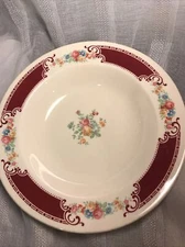 HOMER LAUGHLIN BRITTANY MAJESTIC Lg  9” Round Serve Bowl  Antique Estate Collect