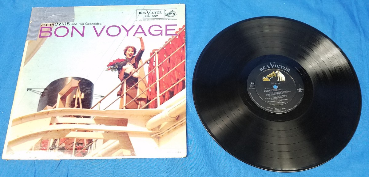 VIENNA ヴィエナ OVERTURE 序章 LP Al Nevins and His Orchestra Bon Voyage RCA Victor LPM-1337