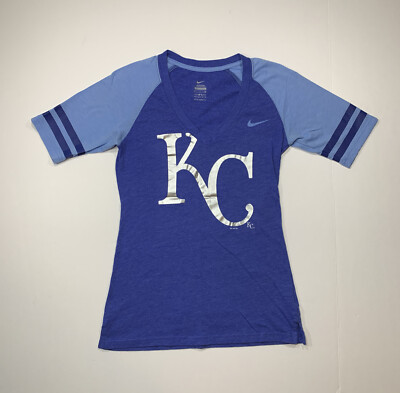 Nike Women's Kansas City Royals Baseball Short Sleeved V-Neck