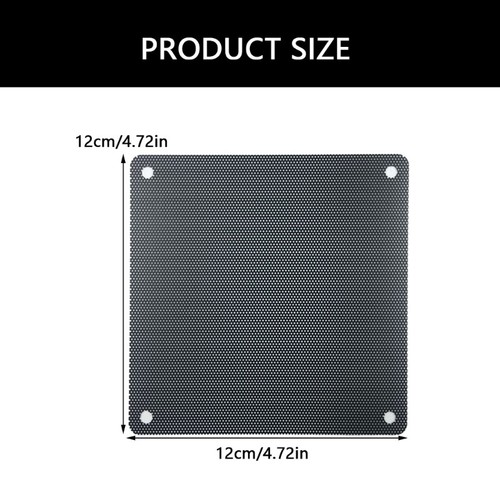12x12cm Dust Filter for PC Coolers Fan,PC Dust Meshes Coolers Filter for Chassis - Afbeelding 8 van 8