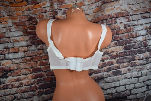 Sears Timeless Comfort 42C All Day Lace Cross Over Bra Wireless Cotton Vintage - Picture 8 of 10