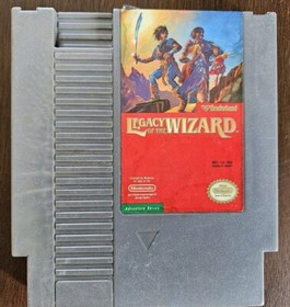 Legacy of the  Wizard (Nintendo NES) Game ONLY