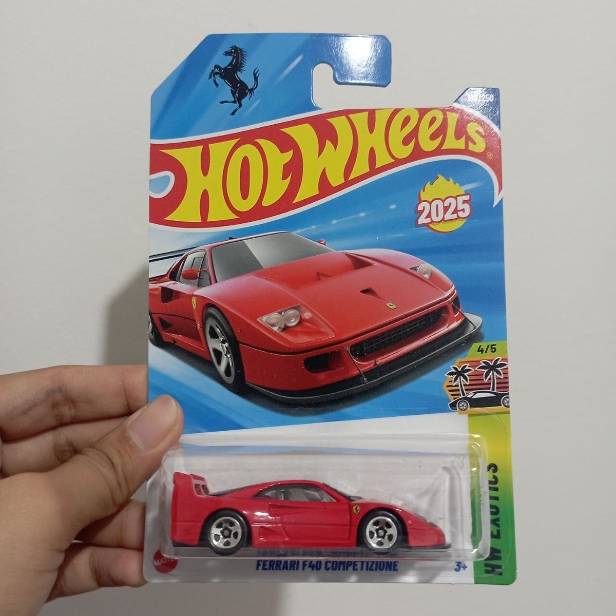 ホットウィール FERRARI F40 COMPETIZIONE ×２ 2025 Hot Wheels Mainline # Ferrari F40 Competizione , Loose