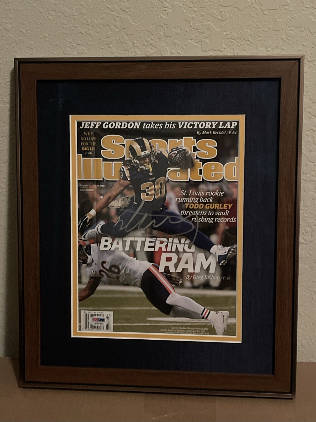 Todd Gurley Autographed Signed Los Angeles Rams Rookie Sports Illustated 