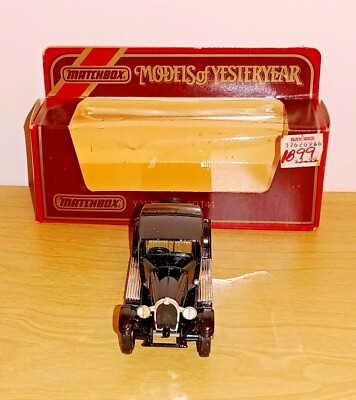 Matchbox MODELS OF YESTERYEAR Y24-1.9 1928 BUGATTI T44 | eBay