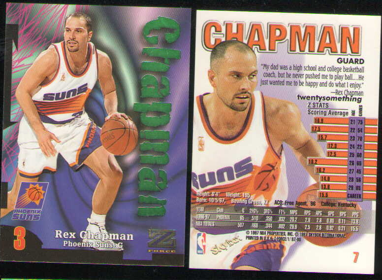 チャンスマン 1997-98. Z-Force #7. Rex Chapman | eBay