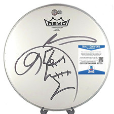 Jeff Hardy Signed Remo Drumhead 10 Inch Self Portrait Sketch Beckett BAS COA WWE
