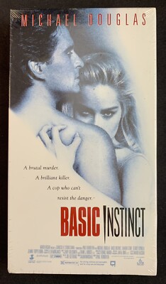 Basic Instinct (VHS, 1992) - Michael Douglas Sharon Stone *Sealed Brand New*