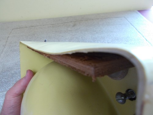 VTG CAMPER TRAILER RV CORNER SINK PLASTIC YING MFG. 1950-1960 YELLOW FAUCET - Bild 9 von 22
