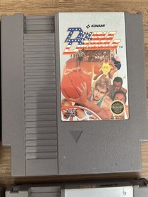 NES Sports Game Lot Bases Loaded, Double Dribble, Tennis, etc NINTENDO Vtg