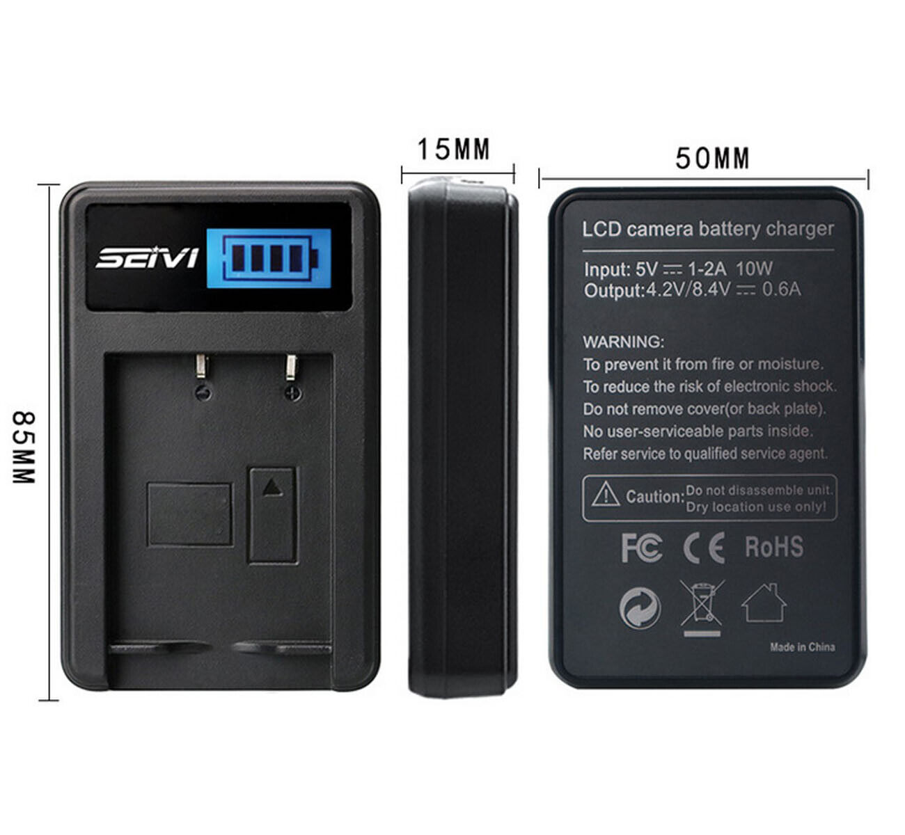 Battery Charger For Sony HDR-AS30V,HDR-AS50R,HDR-AS100VR,HDR-AS200VR Action  Cam