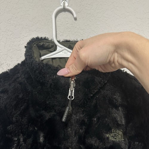 The North Face Mossbud Insulated Reversible Jacket Womens Size Small Green Black - Picture 12 of 15