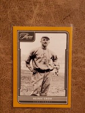 2022 Heinie Groh Panini Three And Two Gold /25