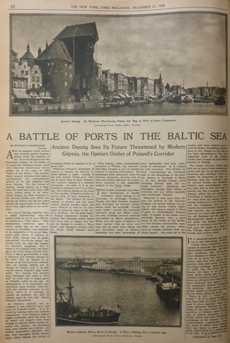 1930 December 21 LAWRENCE ARABIA DICKENS BETHLEHEM DANZIG GDYNIA GLACIER SELLAIO - Picture 9 of 10