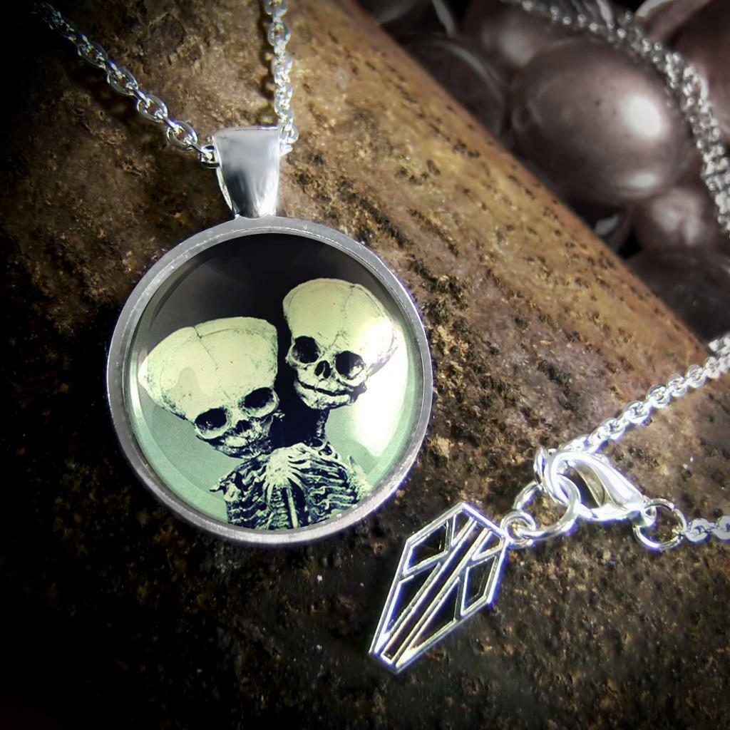 Freak Show Oddity Pendant - Conjoined Twins Silver Handmade