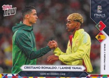 Topps Now 2025 UEFA Nations League No. 8 Cristiano Ronaldo Lamine Yamal Game