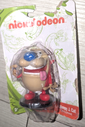 Nickelodeon Stimpy J. Katze Sammelfigur 90er Jahre TV Show Kinder Spielzeug Katze NEU
