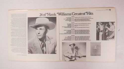 1970 24 OF HANK WILLIAMS GREATEST HITS 2 ALBUM SET LP VINYL SE-4755-2 - Picture 3 of 7